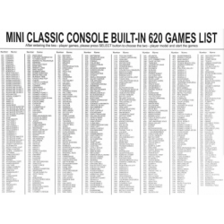 MINI CONSOLA RETRO NES INCLUYE 620 JUEGOS CLASICOS